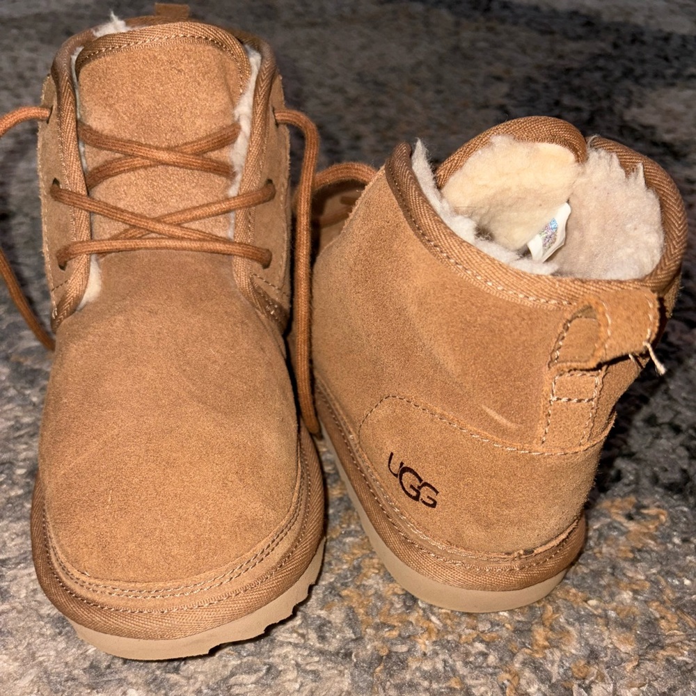 UGG lace up Tan Boots